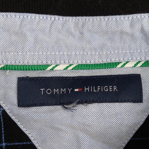 TOMMY HILFIGER short sleeve polo shirt size medium - Picture 3 of 4